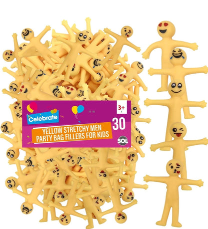 30pk yellow stretchy men