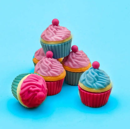 Tinc Cupcake Erasers, Set of 6