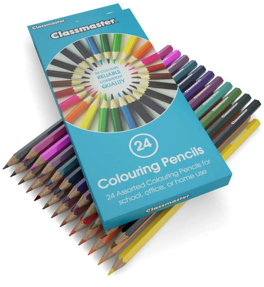 Classmaster Colouring Pencils Assorted (Pack of 24)