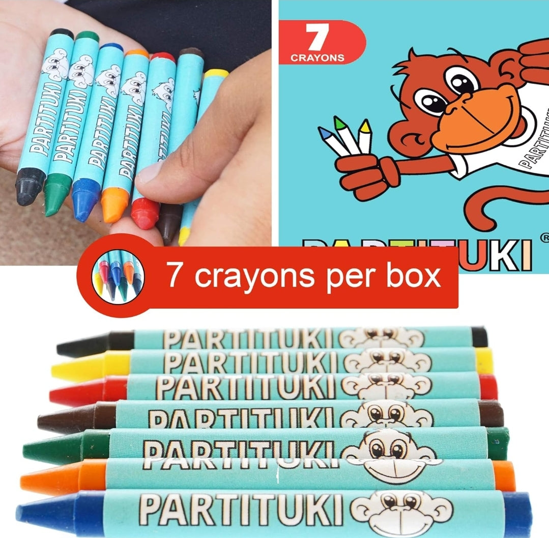 Partituki Self Colouring Pencil Case and Crayons Set - Pack of 10 Set