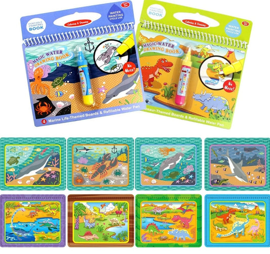 Coolplay Water Colouring Books with Magic Water Pens