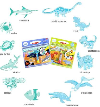 Coolplay Water Colouring Books with Magic Water Pens