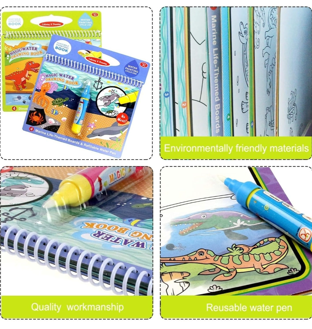 Coolplay Water Colouring Books with Magic Water Pens